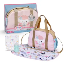 Zapf Creation Puppenwickeltasche Wickeltasche Blumen rosa 837894
