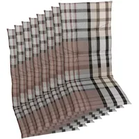 GO-DE Sitzauflage GO-DE, braun, B:48cm H:5cm T:108cm, Baumwolle, Polyester,