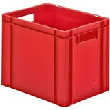 La-Ka-Pe Transportstapelbehälter L400xB300xH320mm rot PP Seitenwände geschl.LA-KA-PE