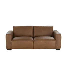 Sofa.de Einzelcouch Leder 1-Sitzer Beige