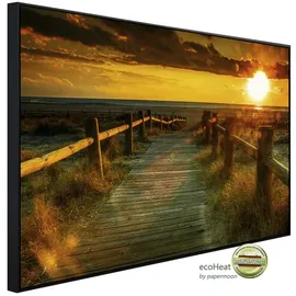 Papermoon Infrarotheizung Sonnenuntergang am Strand 350 W bunt