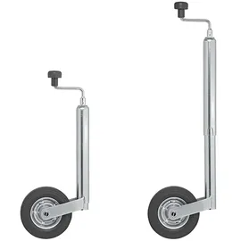 PRO PLUS Stützrad 48 mm Metallfelge mit Vollgummireifen 200 x 50 mm