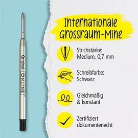 Online Schreibgeräte Kugelschreibermine M schwarz