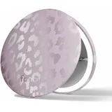 Fancii Mini Taylor Kompakter Vergrößerungsspiegel mit LED-Licht, 10x/1x, wiederaufladbar, 3 Lichteinstellungen, dimmbar, kleiner beleuchteter Reise-Handspiegel für Tasche, Handtasche, Geldbörse