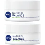 NIVEA Tagespflege Natural Balance feuchtigkeitsspendend 24h Feuchtigkeit 2x 50ml