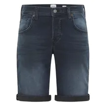 Mustang Chicago Shorts aus Stretch Denim in dunklem Used-W32