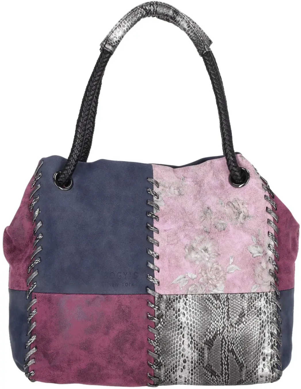 Bogy's Beuteltasche Hippy Romance Sling Bag 50531 purple-blue-grey