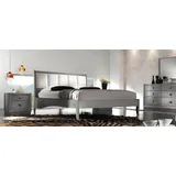 Schlafzimmer Bett Nachttisch Betten Holz Gruppe Doppel Design Garnitur Set 3tlg.