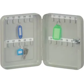 Q-Connect Schlüsselschrank für 20 Schlüssel 0 cm grau