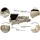 trends by hg Wohnlandschaft Polyester U-Form 3-Sitzer Beige