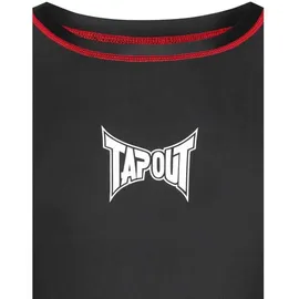 TapouT Crystal Kurzarm-t-shirt - Black / White / Red - S