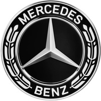 Mercedes-Benz Mercedes-Benz Collection Mercedes-Benz Radnabenabdeckung | Stern mit Lorbeerkranz | schwarz