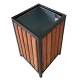 karstal Mülleimer 60 l Schwarz