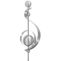 Dehner Skulptur Klefo 67 x 19 x 10 cm Silber