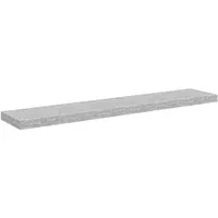 vidaXL Wandregal 120 x 23,5 x 3,8 cm Grau