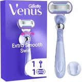 Gillette Extra Smooth Swirl Rasierer + 1 Klinge