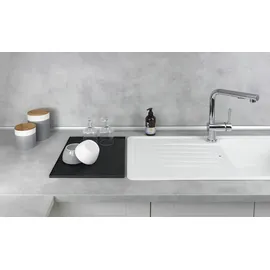 Wenko Abtropfmatte Maxi 40 x 30 cm Schwarz