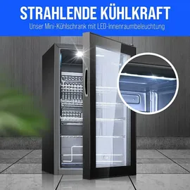 Bomann KSG 7287 Getränkekühlschrank (63 l, 740 mm hoch, Schwarz)