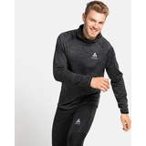 Mid Layer Hoody black melange L