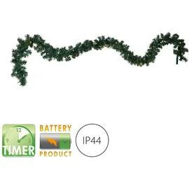 Star Trading LED Lichterkette Tannengirlande 2,5 m Grün