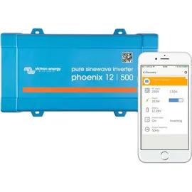 Victron Energy Phoenix 12/500 Wechselrichter 17,2 x 8,6 x 27,5 cm Blau