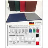 SCHWARZES MÜNZALBUM RINGBINDER OPTUS LOOK OP-1000-S  leer zum selbst bestücken