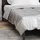 vidaXL Sommerdecke Silber 135 cm Satin und Mikrofaser