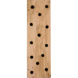 ib laursen Kerzenhalter Holzbrett für dünne Kerzen Unika, in natur | Gr.: onesize