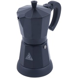 Frederimo Espressokocher Schwarz, 300ml Elektrische Kaffeemaschine Elektrisch Espressomaschine MokkaKanne Espresso Maker für 4-6 Tassen