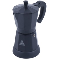 Frederimo Espressokocher Schwarz, 300ml Elektrische Kaffeemaschine Elektrisch Espressomaschine MokkaKanne Espresso Maker für 4-6 Tassen