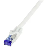 Logilink C6A111S RJ45 Patchkabel CAT 6a S/FTP 20.00m Weiß 1St.