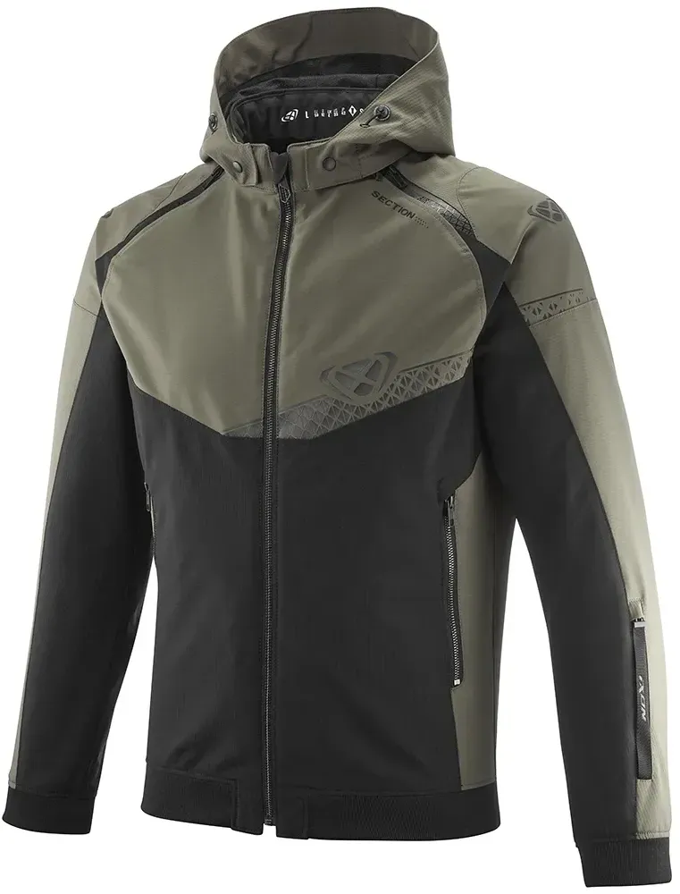 Ixon Section Kapuzenjacke - Khaki / Black - XL