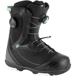 NITRO Damen Snowboard Softboots "Cypress Boa®, BLACK-MINT, 25