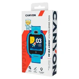Canyon Jondy KW-44 LTE 44mm Kunststoffgehäuse Blau Silikonarmband Blau M