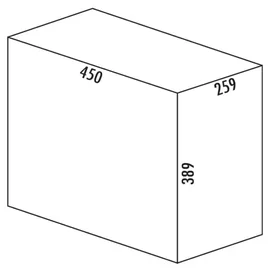 Wesco Double Boy 30l anthrazit