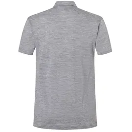 super.natural Zip Poloshirt grau L