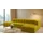 kaiser möbel Ecksofa mit Hocker GRAND L, stoff Salvador, Olive, Rechts - Olive
