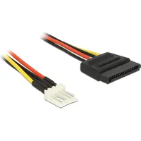 DeLock Stromkabel 15 Pin SATA 15p / 4p 0,4