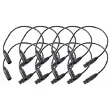 Pronomic Mikrofonkabel XLR Female 3-pol / XLR Male 3-pol 0,5m (50 cm)