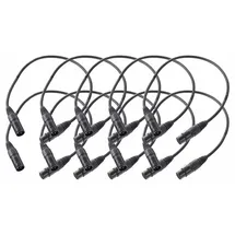 Pronomic Mikrofonkabel XLR Female 3-pol / XLR Male 3-pol 0,5m (50 cm)