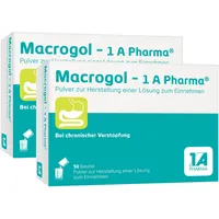 Macrogol - 1 A Pharma® Pulver gegen Verstopfung | 100 Stk | Bei chronischer Verstopfung | Bewährtes Abführmittel | Hausapotheke | Wirkt sanft