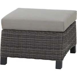 Siena Garden Hocker Corido Aluminium 63 x 45 x 61 cm Dunkelgrau
