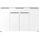 Germania Sideboard Mailand 161 x 101 x 40 cm Weiß / Grau