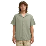 BILLABONG Vacay Linen Kurzarmhemd Grün XL