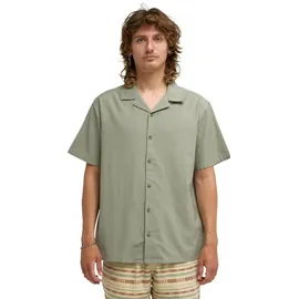 BILLABONG Vacay Linen Kurzarmhemd Grün XL