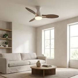 GLOBO LED Deckenventilator 107 cm Braun