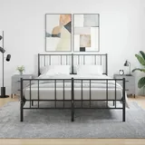 vidaXL Nachtschrank 40 x 35 x 47,5 cm Betongrau