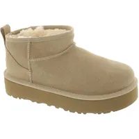 UGG Classic Ultra Mini Plateau-Stiefelette für Mädchen, Sand, 1 Little Kid - 1 Little Kid