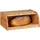 Relaxdays Brotkasten Bambus breit braun, 40x16.5x27.5 cm,