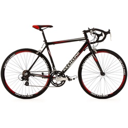 Rennrad KS CYCLING „Euphoria“ Fahrräder Gr. 53 cm, 28 Zoll (71,12 cm), schwarz Rennräder